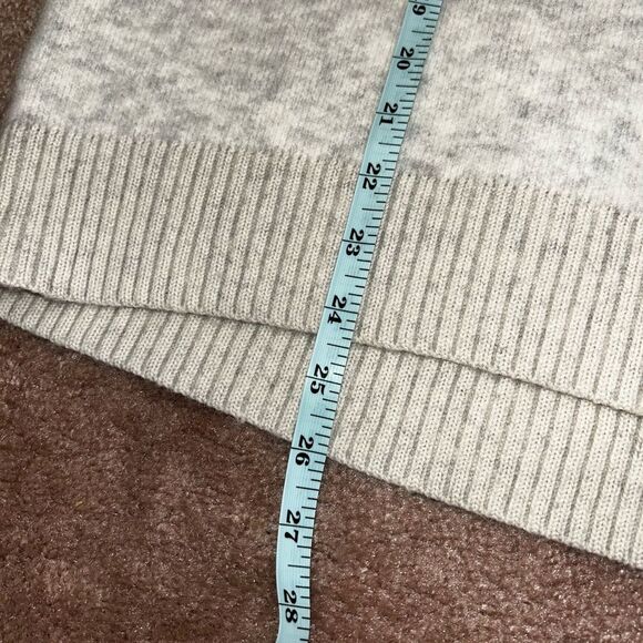 NWT Lululemon Alpaca Wool-Blend V-Neck Sweater Heathered Light Grey - Picture 7 of 10